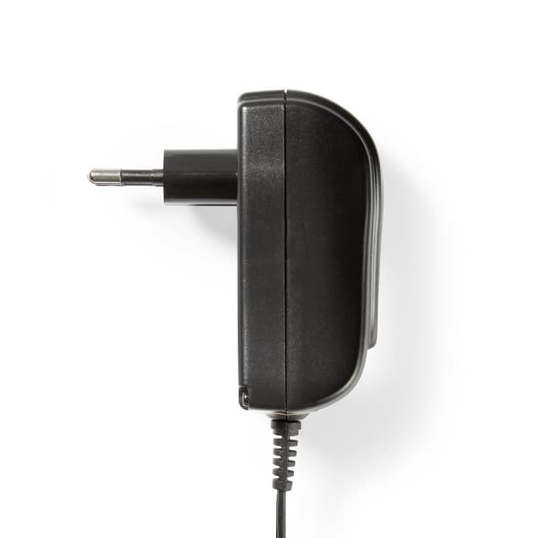 Universal strømadapter | 18 W | 3 - 12 V DC | 1.80 m | 2.1 A | 6 stik | Sort