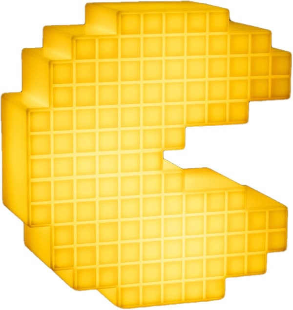 Pacman Pixeloitu Valo - Vintage Pöytävalaisin Pelaamiseen
