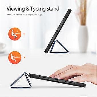 Domo Series PU-deksel til nettbrett for Xiaomi Redmi Pad SE (blå)