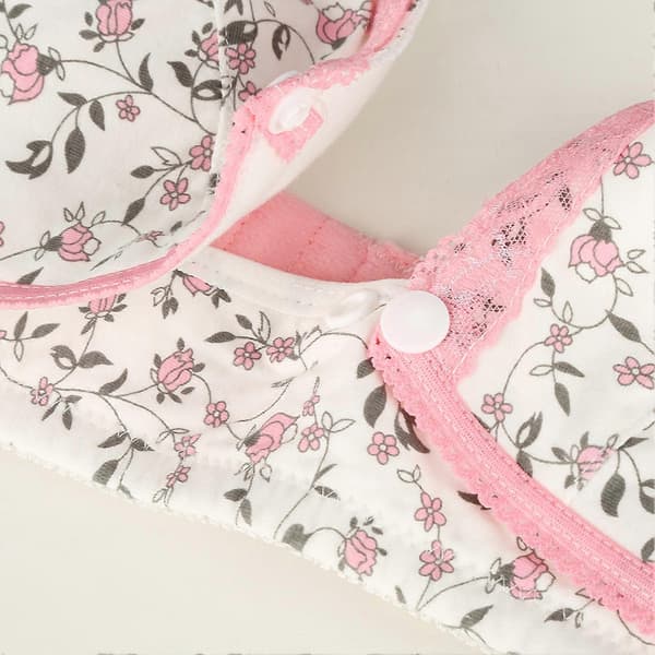 Amnings-BH i bomull för gravida - Rosa 38/85, Amnings-BH för gravida kvinnor