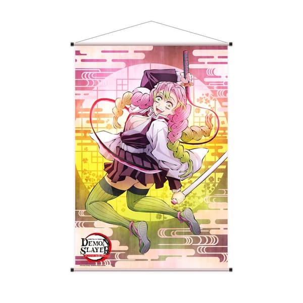 Plakatflag - Demon Slayer Wallscroll Mitsuri 60 x 90 cm multifärg multicolor