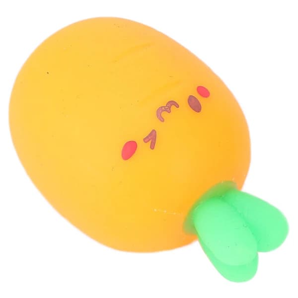 Oransje Gulrot Squishy Leker Stressavlastning Dekompresjonsklemme Leker