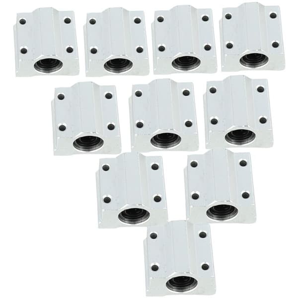 10 stk/parti 3D-printerdel Blok Sc8Uu Scs8Uu 8 mm lineært kugleleje Cnc-fræser
