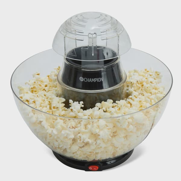 Hot Air Popcorn Machine with Removable Bowl, 900W, Black 1200