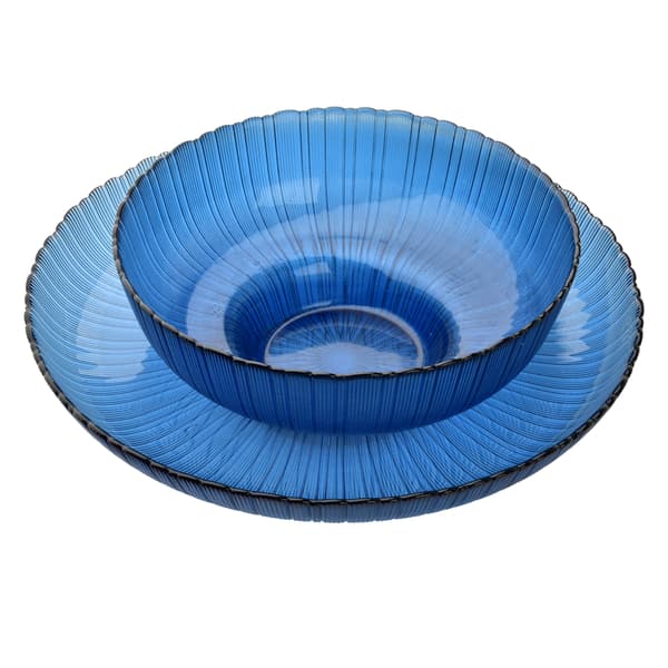 Glasfad Mondex Daz Glass 25,5x10,5 cm blå 1 stk