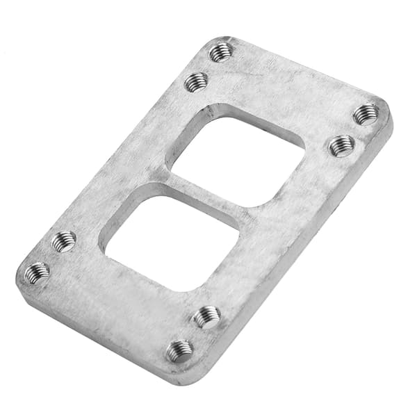 Rustfrit Stål Turbo Manifold Flange Adapter T6 til T4 Split Udstødning 8 Huller