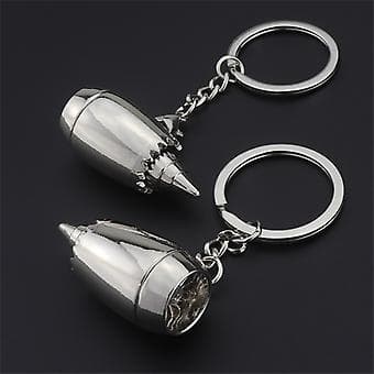 Mini Flymotor Nøglering Personlig Charm til Nøglering Designer Souvenir