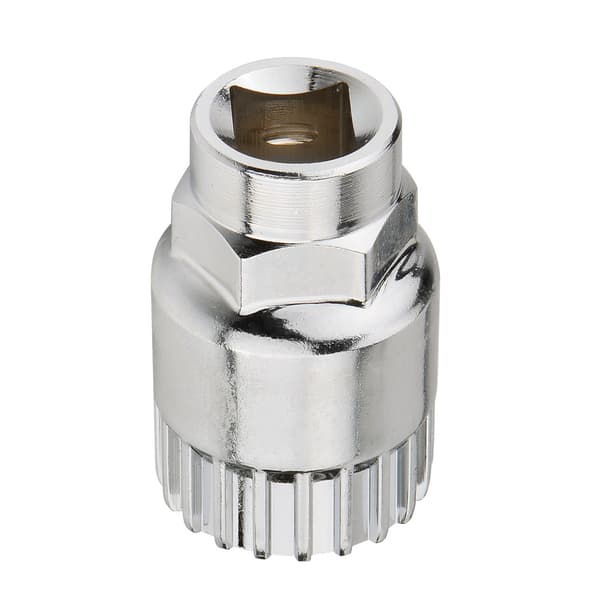 Mountain Bike Bottom Bracket Tool Freewheel Socket 23D Silver Gul