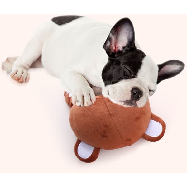 Dog Toy, Cute Plush Butt Shape, Fun Anxiety Relief, Teeth Cleaning, Pet Supplies - Brown