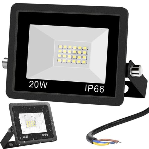 Halogen spotlight LED 20W 6000K utendørs vanntett IP66 182