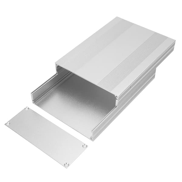 Aluminum Enclosure PCB Instrument Cooling Box Electronic Project Box 54*145*200mm