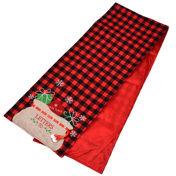 Tablecloth Red Black Plaid Flannel Design Simple Generous Elegant Christmas Decorations