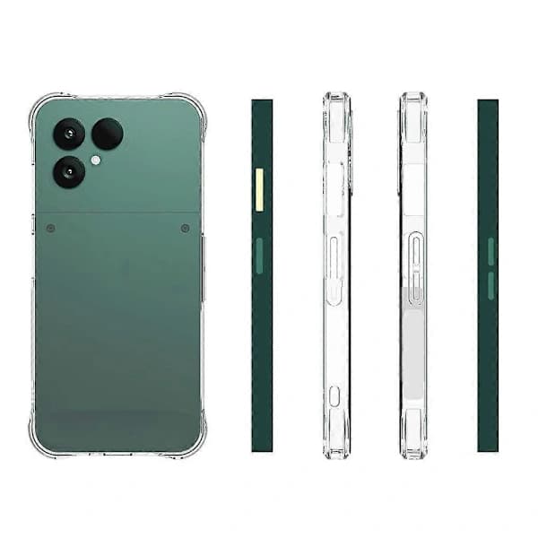 Fodral för Fairphone 6 Halkfritt Stöttåligt TPU Transparent Telefonfodral