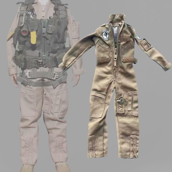 1:6 Actionfigurer Flyguniform Miniatyr Blød DIY Dukketøj