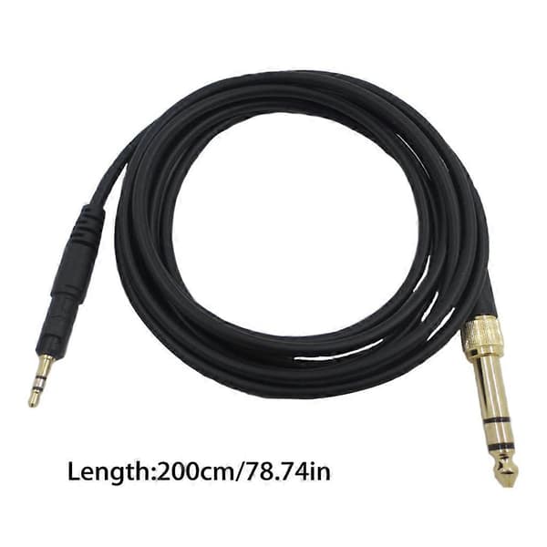 Erstatningskabel for Audio-Technica ATH-M50X M40X M60X M70X Hodetelefoner 6.35mm