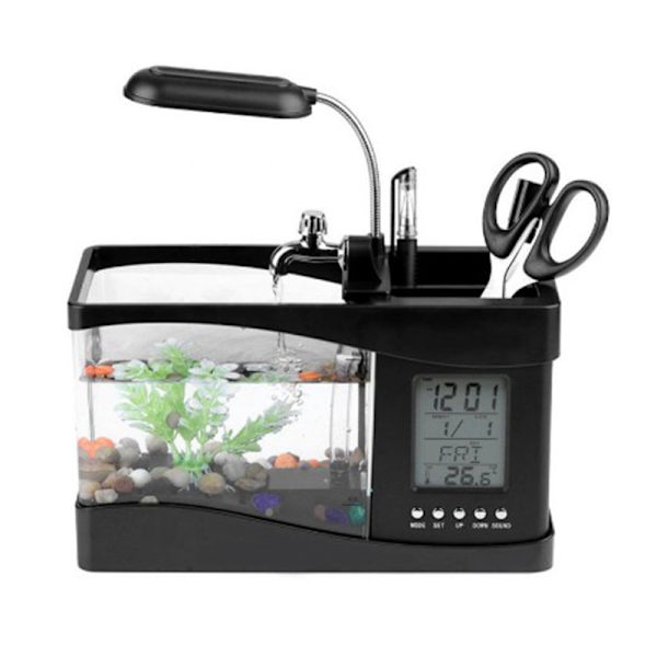 Creative Mini USB-powered Aquarium Creative Gifts Household Sup