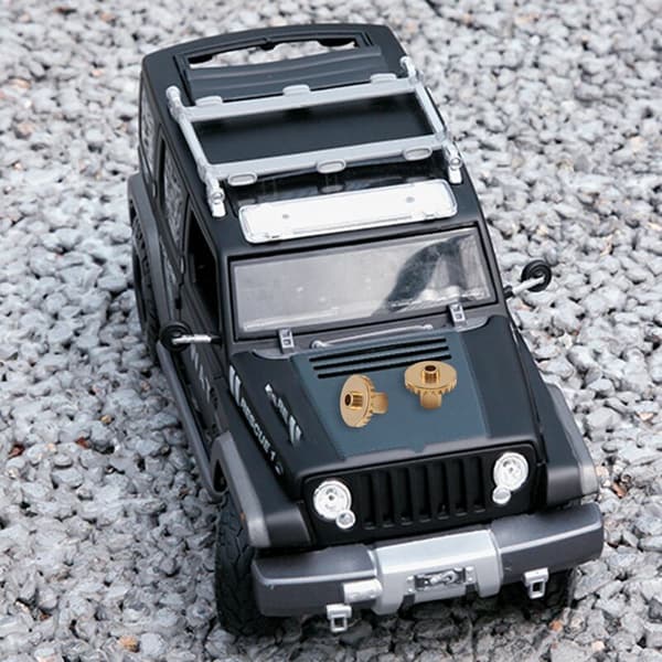 4 stk. kobbergearkasser til B1 B24 B16 C24 1/16 4WD 6WD RC bilkit DIY reservedele