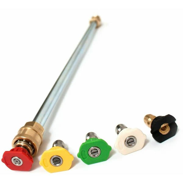 Gas-/bensin-högtryckstvätt med pistol och munstycke 4000PSI