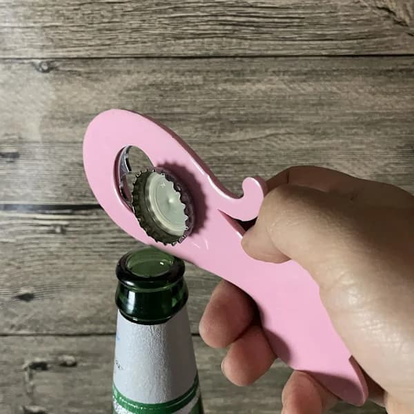 Kreativ magnetisk katteformet flaskeåbner, bærbar vinåbner [CO]