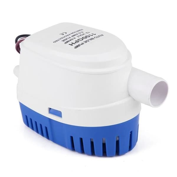 Nedsenkbar pumpe - 1100 GPH - 12V - Automatisk - Flottørbryter