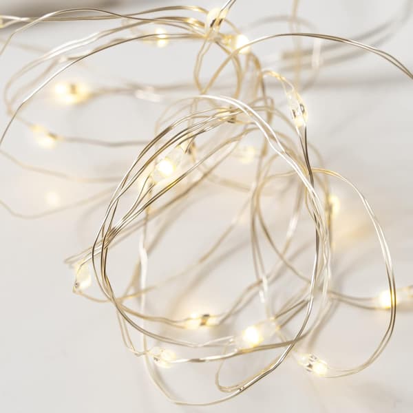 Vit Inomhus Ljusslinga 3M - 30 LED Ljusslinga Sovrum -