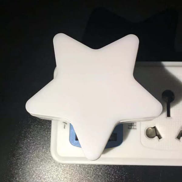 Ny ny fem gren LED-lys sensor LED med varm energibesparende funksjon (hvit)