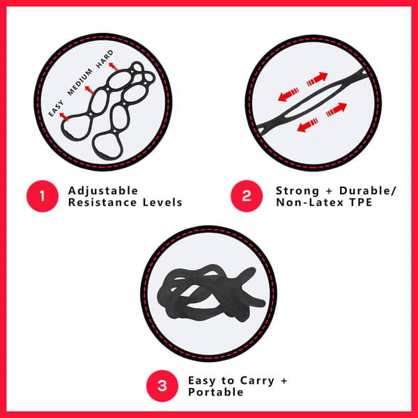 Walk at Home Resistance Bands 7 Rings Adjustable Resistance Bands for Workout Home Workout Walking Exercise Exercise Bands