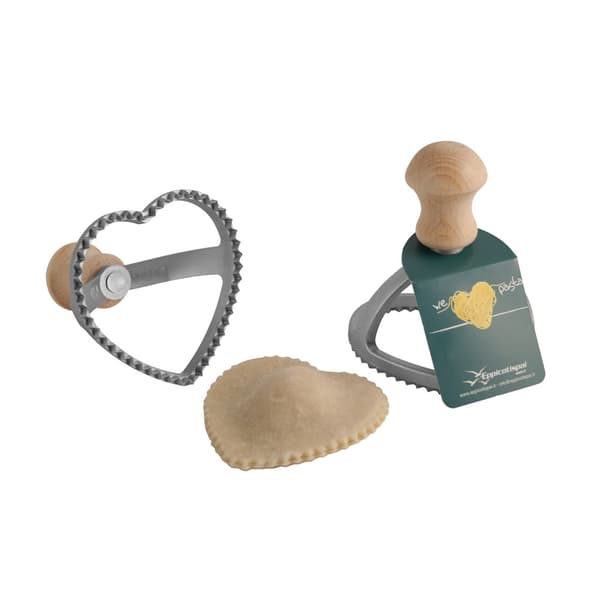 Ravioli Stamp, Heart-shaped 85x85 mm Eppicotispai Silver Silver 85 x 85 mm