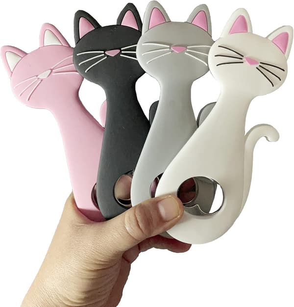 Creative Magnetic Cat Shaped Bottle Opener, Portable Wine Opener