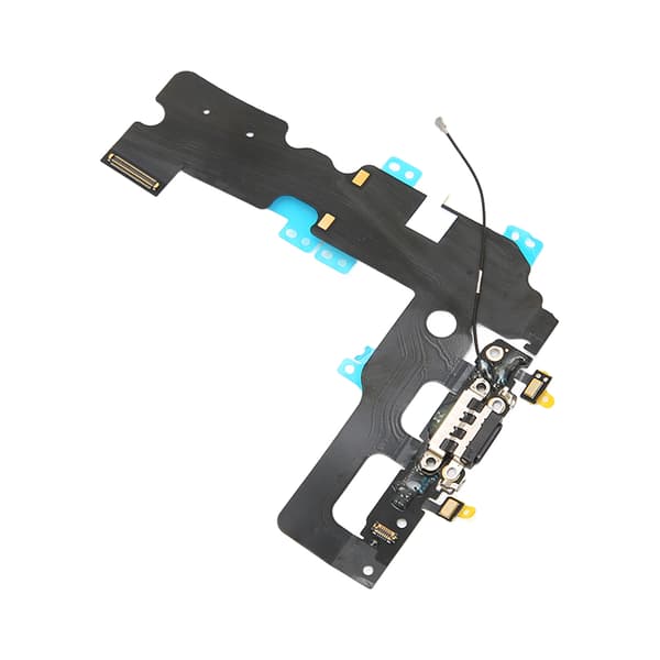 Charging Port Module USB Charging Port Dock Connector Microphone Signal Antenna Flex Cable Module for iPhone 7 Plus Black