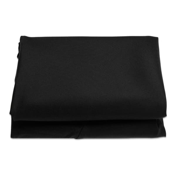 Sort 8-Ribs Erstatnings Parasol Canopy, 3m Vandtæt UV-bestandigt Beskyttelse [JUN]