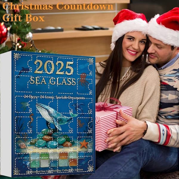 Christmas Countdown Calendar - Interactive 24-Day Acrylic Calendar for Family Fun and Learning Activities