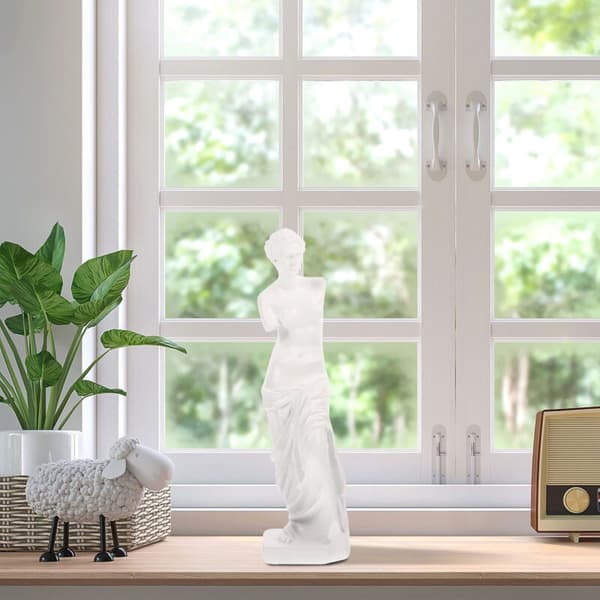 Klassisk gresk romersk harpiksstatue, Afrodite-gudinne, hjemmeinnredning, 30 cm høy