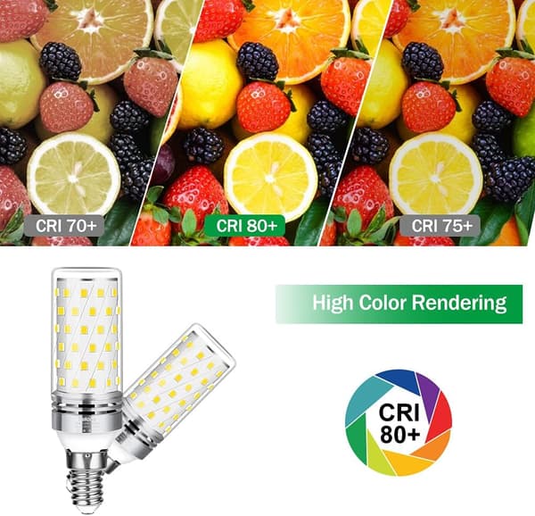 LED-pærer E14 Kold hvid, 16W 100W Halogen tilsvarende 6-pak-FY-