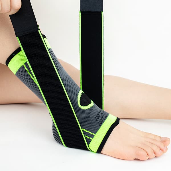 Sportankelstöd, 2-pack, stöd för stukad fotled, justerbart
