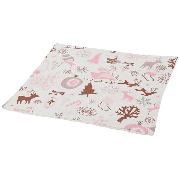 Soffbädd Hem Café Dekor Kuddfodral Melange Osynlig Dragkedja Stängning 45cmx45cm