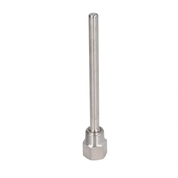 Termobrønd i rustfrit stål G1/2 udvendigt gevind 6,7 tommer termobrønd til temperatursensor