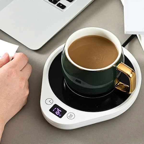 Mug Warmer, Upgraded Coffee Warmer & Cup Warmer for Desk with 3 Temperature Settings