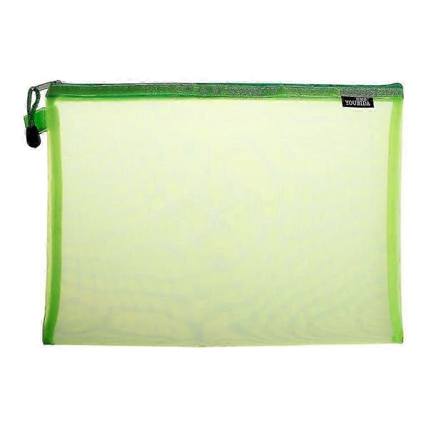 A4 Size Document Bag with Zipper Binder Pocket Storage Organizer School Office Supplies