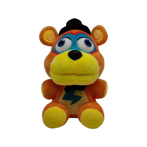 Plush Five Nights Pizza Plex-Glamrock Freddy Samlarobjekt Leksak 1 st