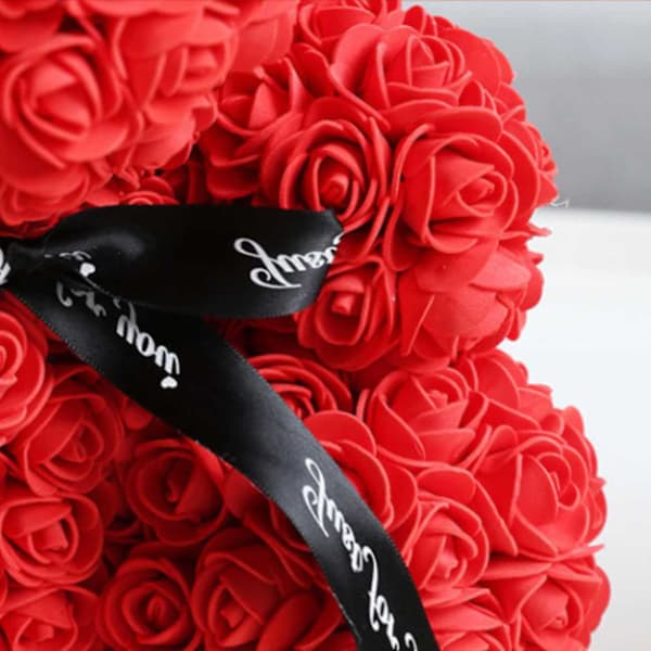 25 cm Rosebjørn Rød