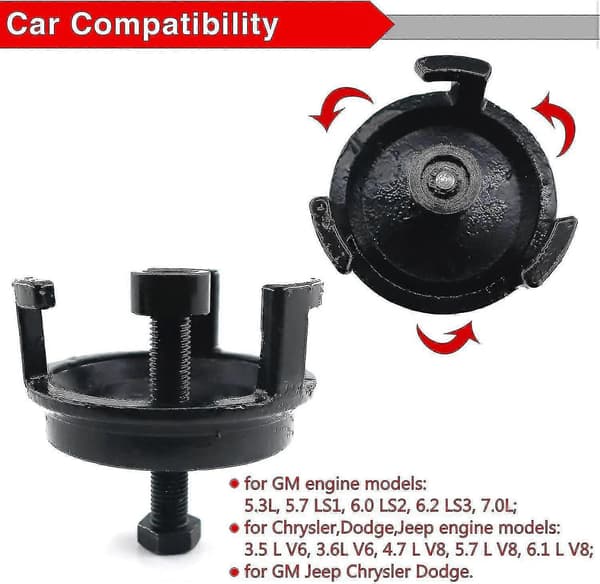 25264 Gm Harmonic Balancer Puller, Ls Crankshaft Pulley Puller, Replacement Engine Quickly Removes Harmon-FY-