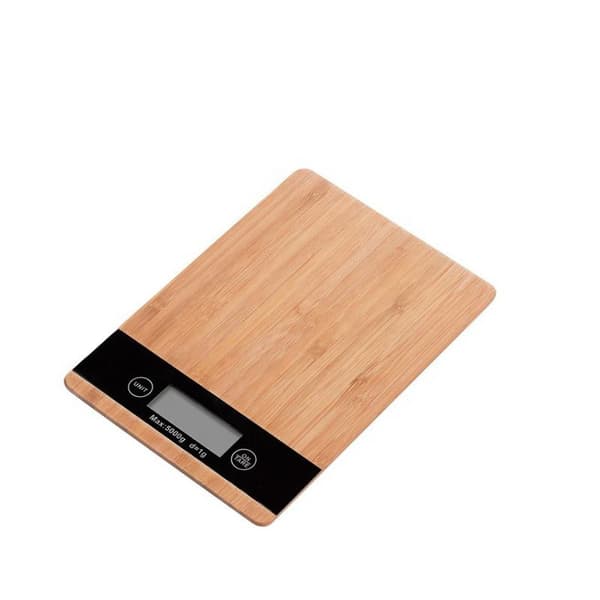 Digitaalinen keittiövaaka kirjevaaka bambu 5kg/1g