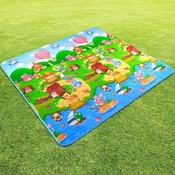 Baby Play Mat, 200*180CM Soft Puzzle Mat PR Crawling Waterproof Floor Mat 0.5cm Thickness
