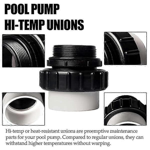 High-Temperature Couplings for Pentair Pool and Spa Pumps 38 As Shown 38 As Shown