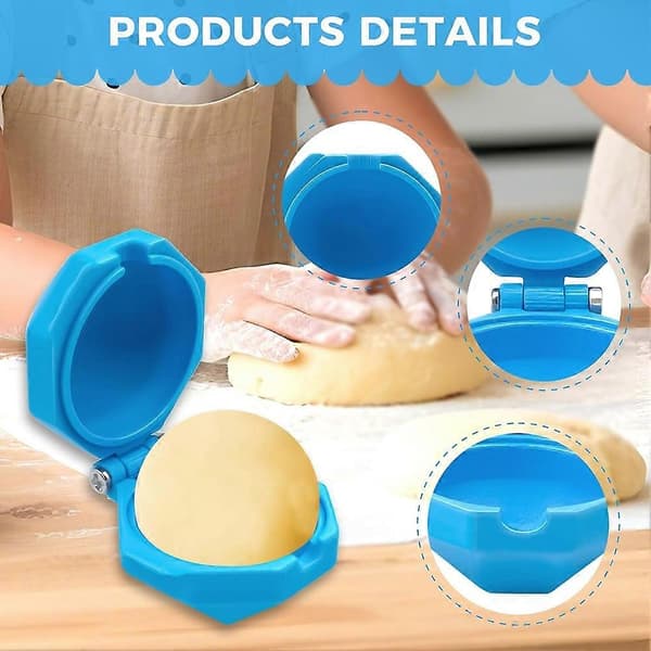 2 stk. Cake Pop Forme Press Sæt, Runde Cake Pop Forme til Hjemmet, Bagere, DIY Tilbehør[YJD] Blue