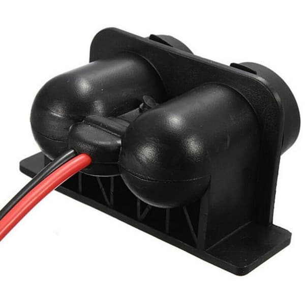 Cigarette Lighter Socket, Dual Hole, Waterproof, Marine Grade, 12V/24V DC Cigarette Lighter Plug, Socket for Cars and Boats