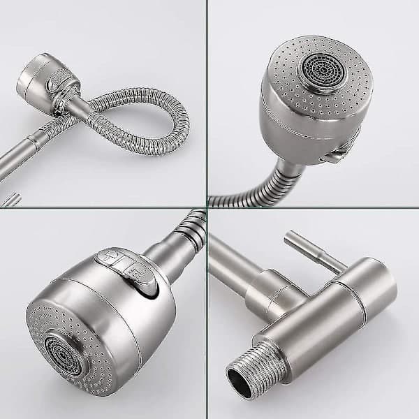 Wall-mounted kitchen faucet 360° rotatable