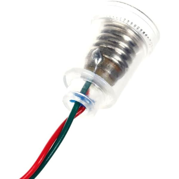 10 stk. E10 Lampefod LED Skruemontering Små Pæreholdere Lysfatning med Kabel til Eksperiment Kredsløb Hjem Elektrisk Testtilbehør