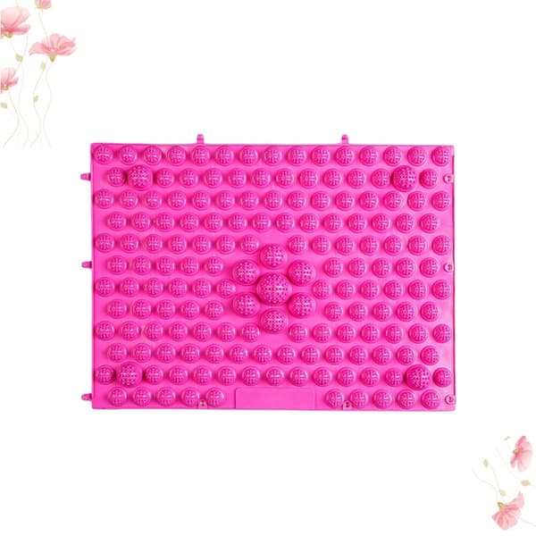 2 enheter fotmassagekuddar, tryckplattor för tår 29*39cm rosa
